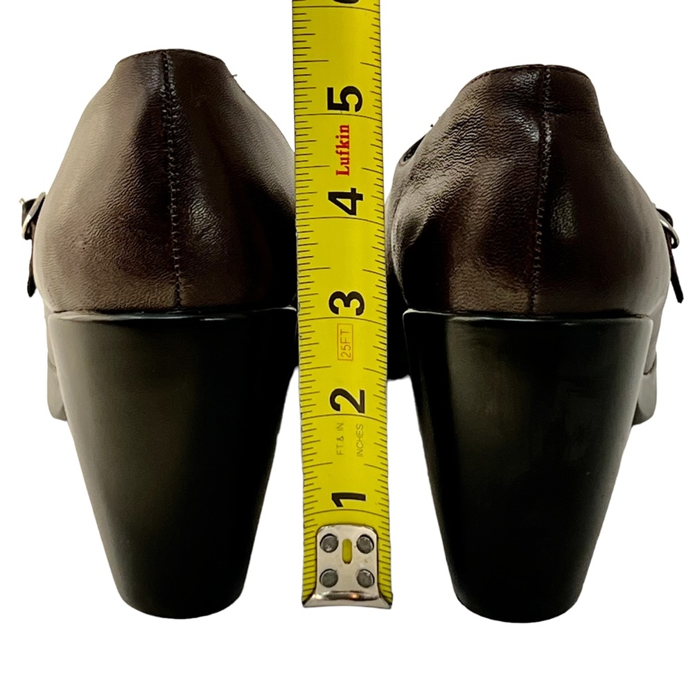 Dansko women's Tara Nappa brown leather heels/pumps size 40/US. 9.5-10 - Picture 7 of 14